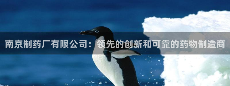 九游会老哥：南京制药厂有限公司：领先的创新和可靠的药物制造商