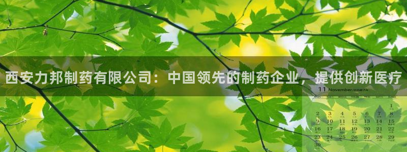 九游会老哥俱乐部官网首页论坛：西安力邦制药有限公司：中国领先的制药企业，提供创新医疗