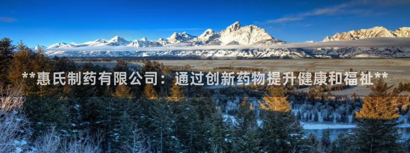 九游老哥俱乐部官网登录入口：**惠氏制药有限公司：通过创新药物提升健康和福祉**