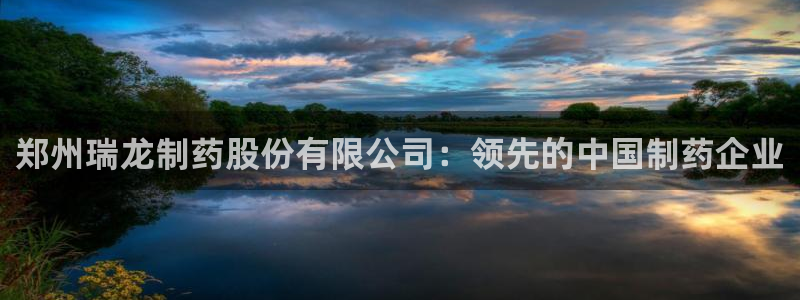老哥吧九游会：郑州瑞龙制药股份有限公司：领先的中国制药企业