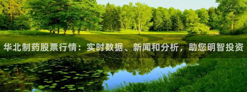 j9九游会老哥俱乐部交流区：华北制药股票行情：实时数据、新闻和分析，助您明智投资