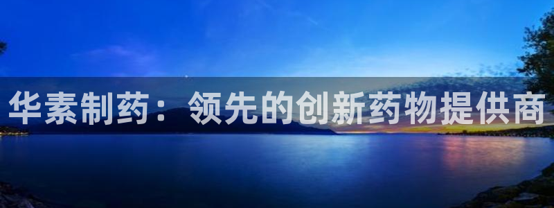 九游会老哥俱乐部官网：华素制药：领先的创新药物提供商
