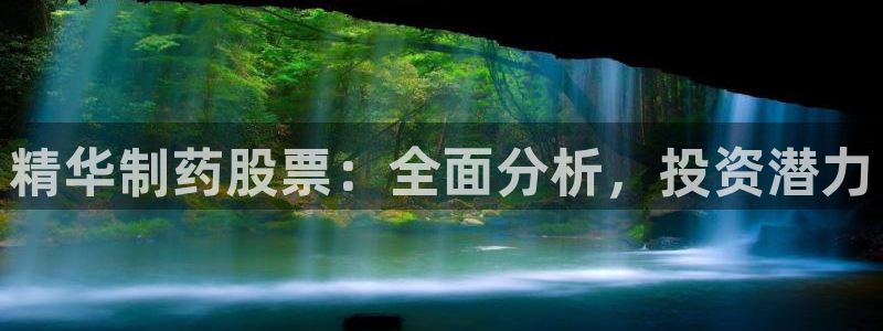 9游会老哥俱乐部：精华制药股票：全面分析，投资潜力