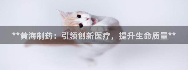 九游会老哥俱乐部论坛版：**黄海制药：引领创新医疗，提升生命质量**