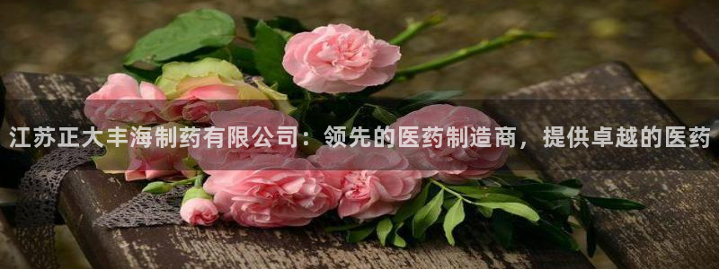 老哥俱乐部是干什么的啊：江苏正大丰海制药有限公司：领先的医药制造商，提供卓越的医药