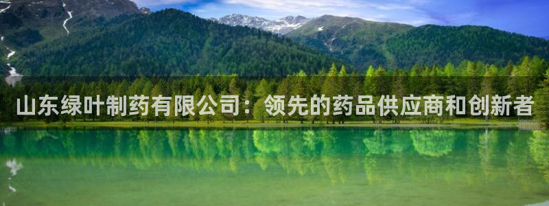 九游老哥俱乐部官网登录入口：山东绿叶制药有限公司：领先的药品供应商和创新者