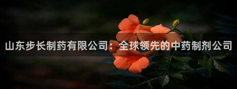 九游会老哥：山东步长制药有限公司：全球领先的中药制剂公司